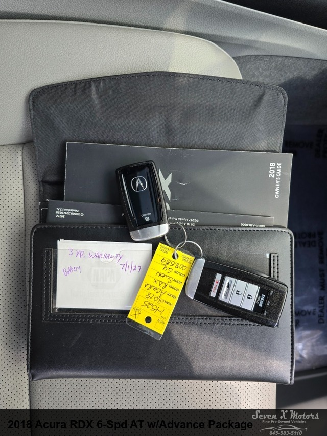 2018 Acura RDX 6-Spd AT w/Advance Package